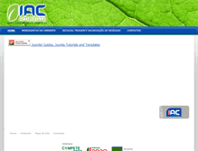 Tablet Screenshot of iacambiente.com